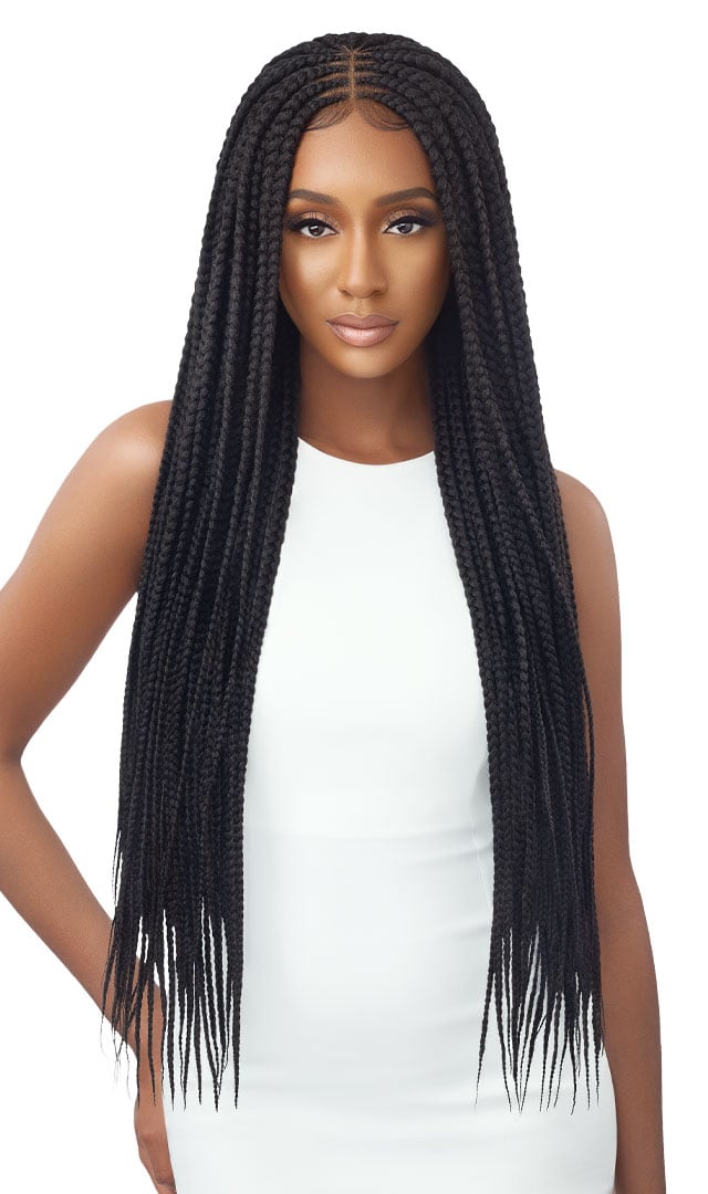 MIDDLE PART FEED-IN BOX BRAIDS 36″ - Outre